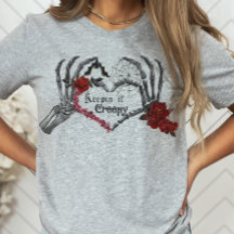 Skeleton Händer Goth Valentine, som håller den kre