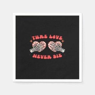 Skeleton Händer Heart Design Classic Pappersservett