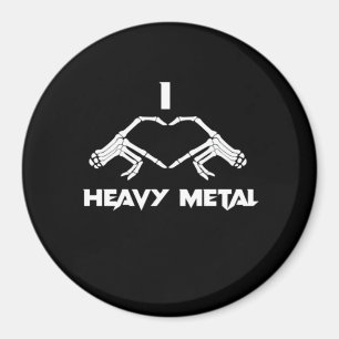 Skeleton Händer Heart - Funny Halloween Magnet