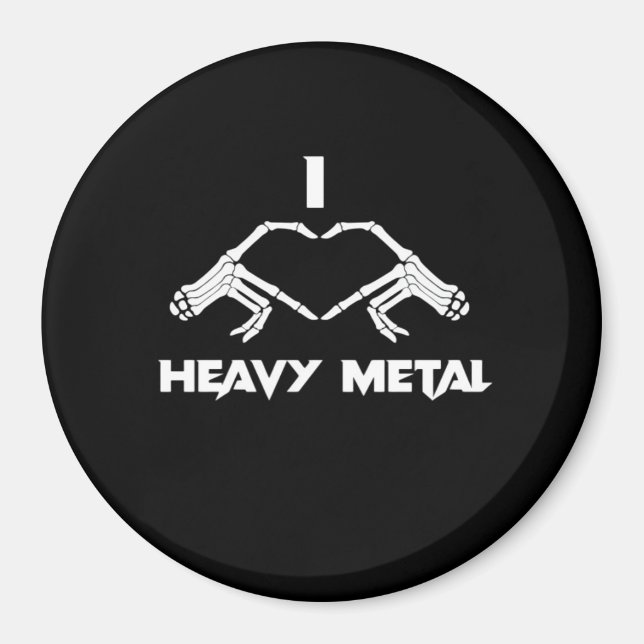 Skeleton Händer Heart - Funny Halloween Magnet (Framsidan)