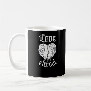 Skeleton Händer Heart Gothic Classic Kaffemugg