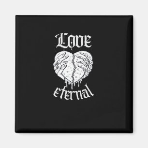 Skeleton Händer Heart Gothic Classic Magnet
