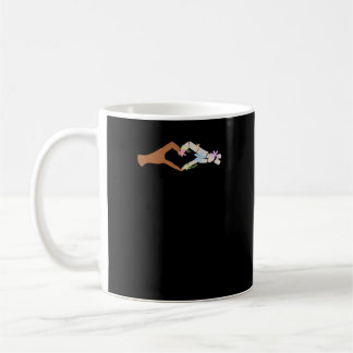 Skeleton Händer Heart Show Basic Kaffemugg