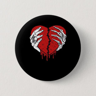 Skeleton Händer Hearts Classic Trending Knapp