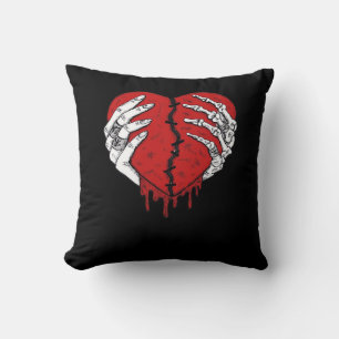 Skeleton Händer Hearts Classic Trending Kudde
