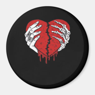 Skeleton Händer Hearts Classic Trending Magnet