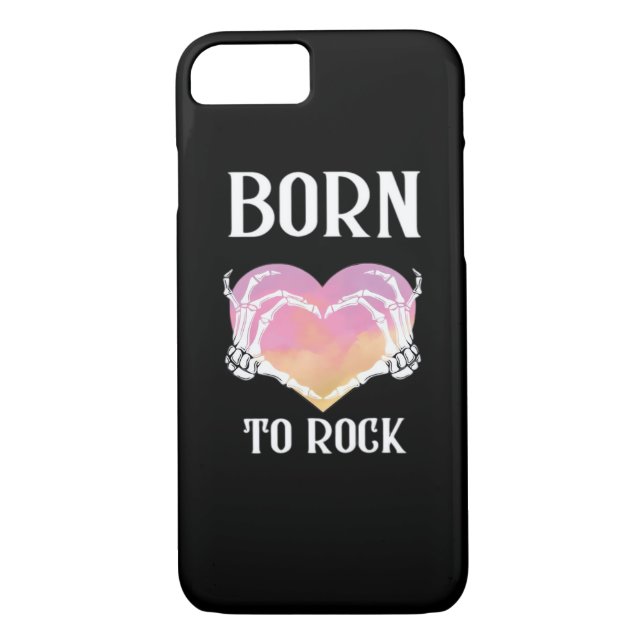 Skeleton Händer Hjärtgrafi för klassisk Case-Mate iPhone Skal (Baksida)