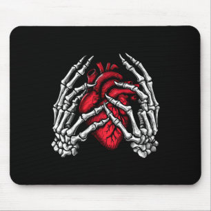 Skeleton Händer Holding Heart Halloween Costume Wo Musmatta