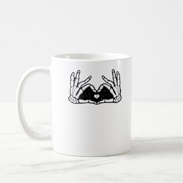 Skeleton Händer Kaffemugg (Vänster)