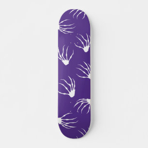 Skeleton Händer - Lila Skateboard Bräda 19,5 Cm