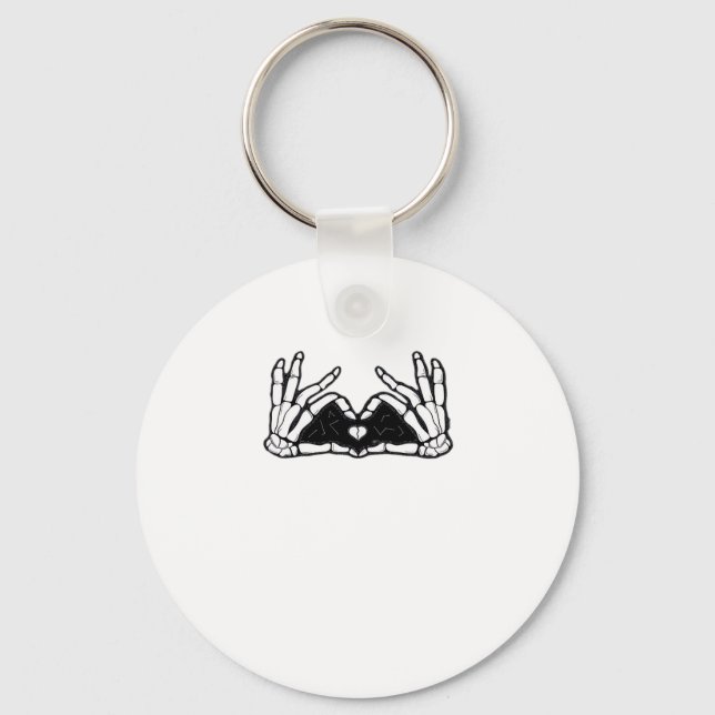 Skeleton Händer Nyckelring (Framsida)