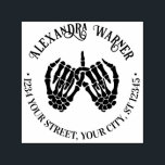 Skeleton Händer Pinky Swear #2 Namn Returadress Självfärgande Stämpel<br><div class="desc">Skeleton Händer Pinky Swear #2 Namn Returadress Frimärke =====================</div>