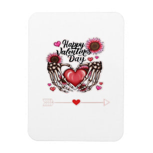 Skeleton Händer Valentines day Classic Magnet