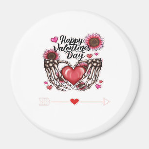 Skeleton Händer Valentines day Classic Magnet