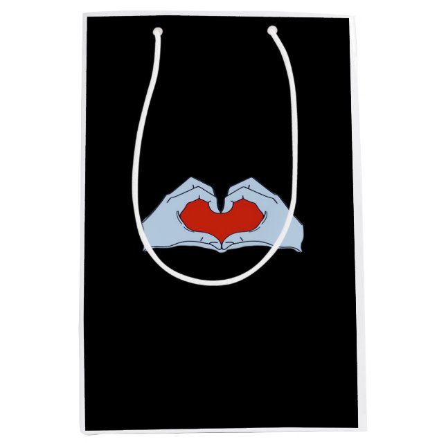 Skeleton Heart Händer Classic & Basic Halloween (Framsidan)