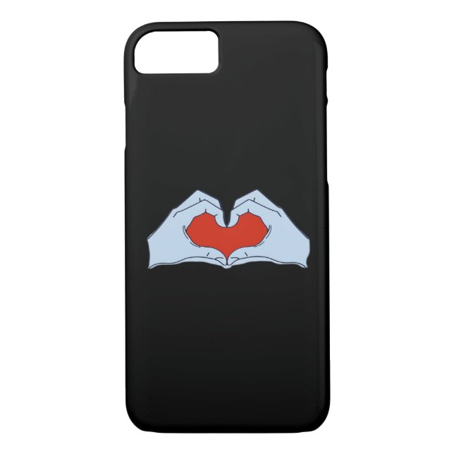 Skeleton Heart Händer Classic & Basic Halloween Case-Mate iPhone Skal (Baksida)