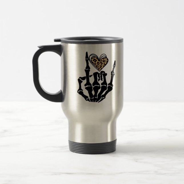 Skeleton Heart Händer Classic Resemugg (Vänster)