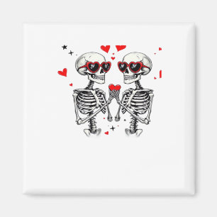 Skeleton Heart Händer för trender Magnet