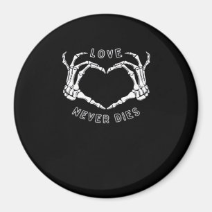 Skeleton Heart Händer Funny & Classic Magnet