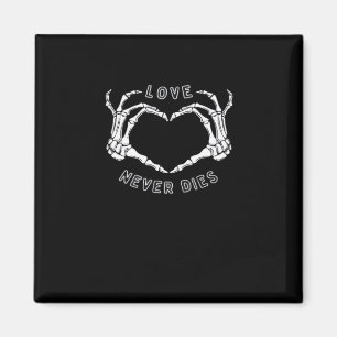 Skeleton Heart Händer Funny & Classic Magnet