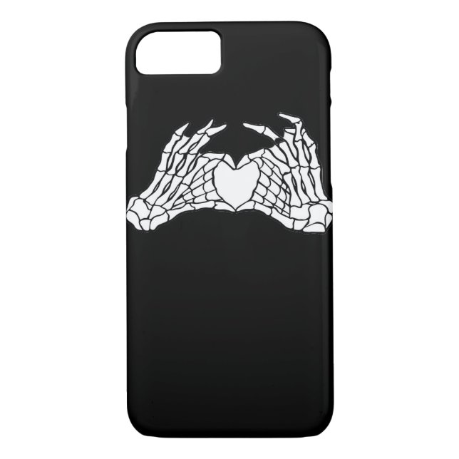 Skeleton Heart Händer - Light Case-Mate iPhone Skal (Baksida)