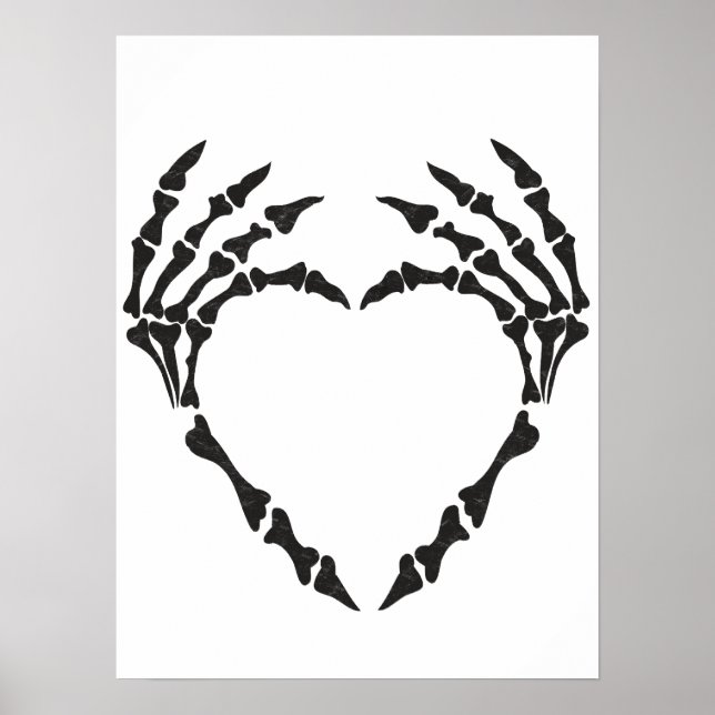 Skeleton Heart Poster (Framsidan)