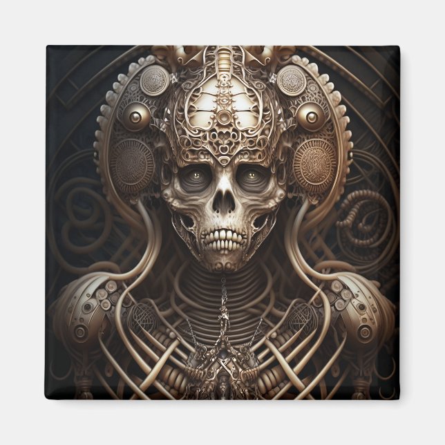 Skeleton Horror Magnet (Framsidan)