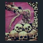 SKELETON HORROR RETRO VINTAGE POP POSTER<br><div class="desc">SKELETON HORROR RETRO VINTAGE POP Poster Anime Tecknad Tecknad Fiction Manga</div>