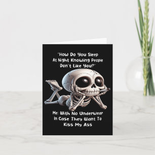 Skeleton hur du sover hos nattvetande människor kort