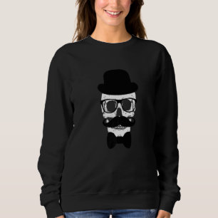 Skeleton Huvud med kräm, kräm, hattglas T Shirt