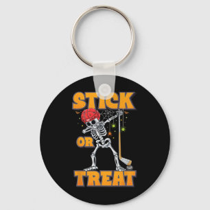 Skeleton Ice Hockey Player Halloween Costume Boys Nyckelring