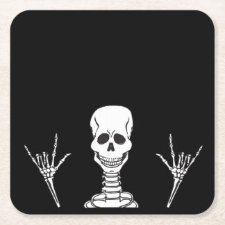 Skeleton ILY papper underlägg