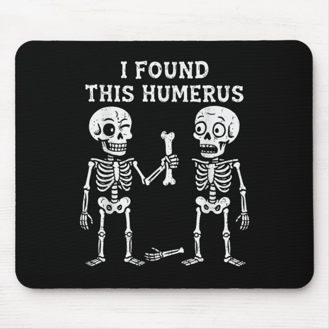 Skeleton jag hittade Humerus Halloween Costume Man Musmatta (Framsidan)