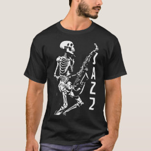 skeleton jazz t shirt