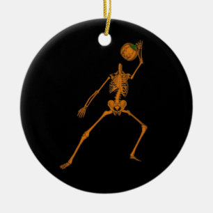 Skeleton Julgransprydnad Keramik