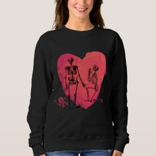 Skeleton Kärlek T Shirt