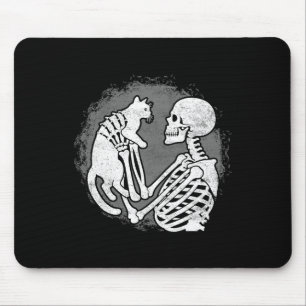 Skeleton Kat Skull Kattunge Cute Halloween Manar K Musmatta
