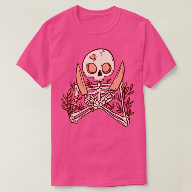 Skeleton knivar t shirt (Design framsida)
