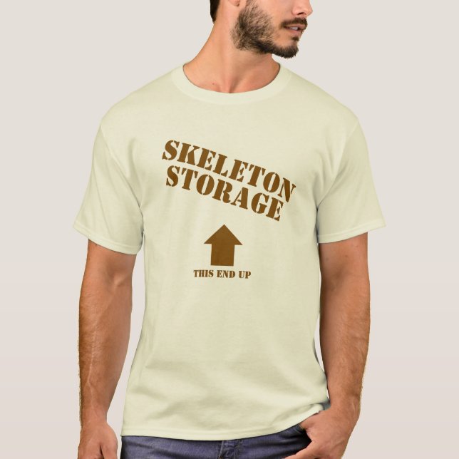 Skeleton-lagring T Shirt (Framsida)