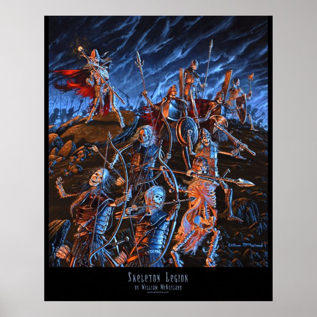 Skeleton Legion 16 x 20 POSTER (Framsidan)