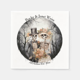 Skeleton lite Bröllop Pappersservett