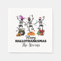 Skeleton Lycklig Hallothanksmas