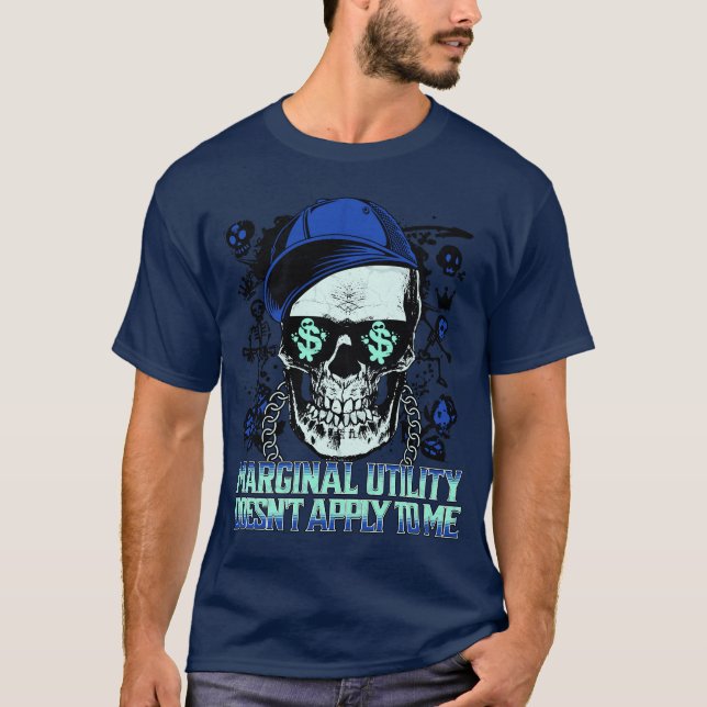 Skeleton Marginal Utility T Shirt (Framsida)