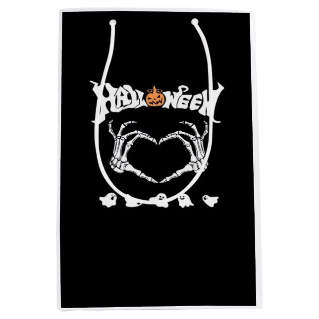 Skeleton med, halloween-design (Framsidan)