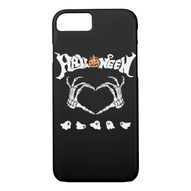 Skeleton med, halloween-design Case-Mate iPhone skal (Baksida)