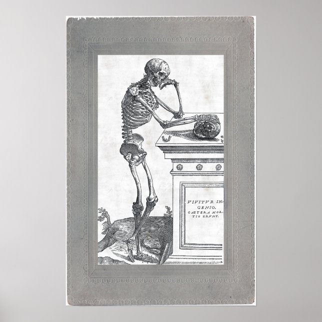 Skeleton med skal Poster (Framsidan)