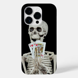 Skeleton med uppspelningskort