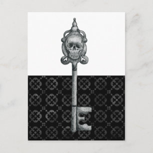 Skeleton Nyckel 2-vykort Vykort