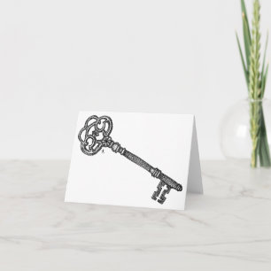 Skeleton Nyckel Kort