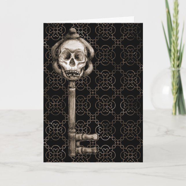 Skeleton Nyckel-kort Kort (Framsida)